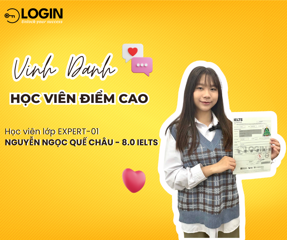 Vinh Danh Học Viên Nguyễn Ngọc Quế Châu Xuất Sắc Đạt 8.0 IELTS
