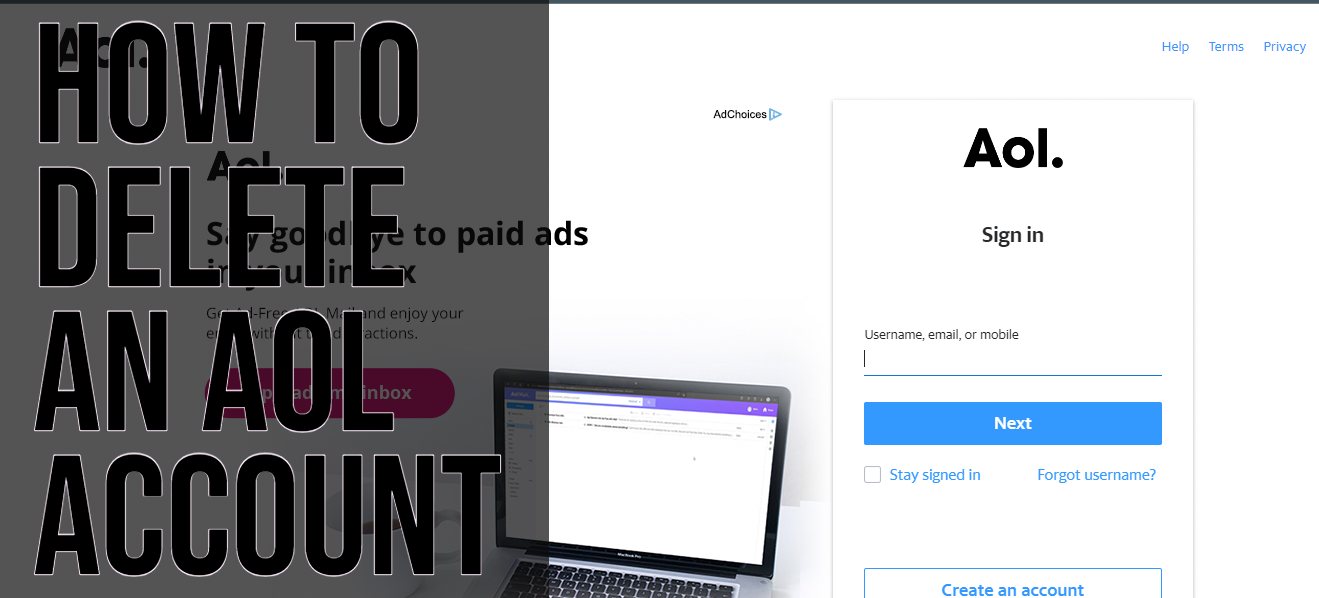 How To Delete an AOL Account