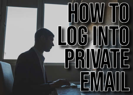 How To Log Into Private eMail